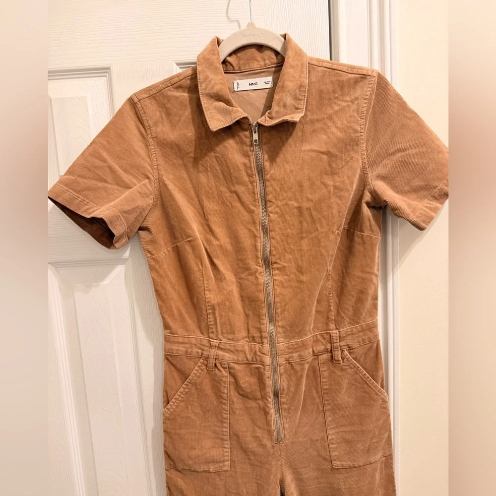 Mango CORDUROY JUMPSUIT WITH ZIP M